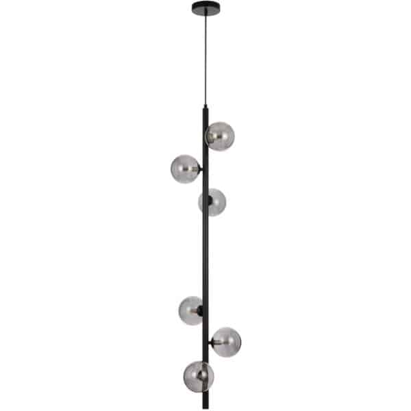 ELSON 6 LIGHT PENDANT BLACK