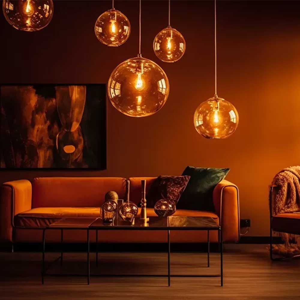 Lamps in Warm Tones